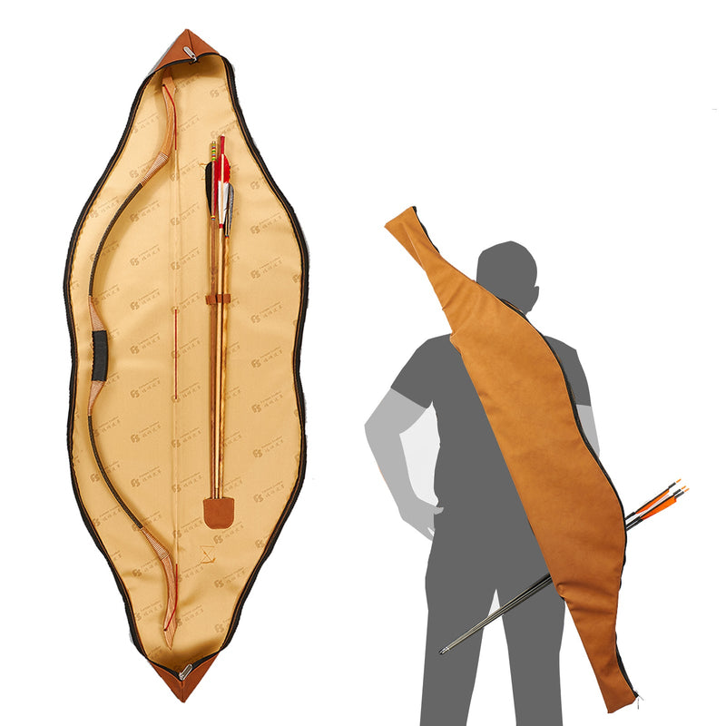 2 Pièces Set Tradition Archery Recurve Bow Case Leather Bag - Temu Canada