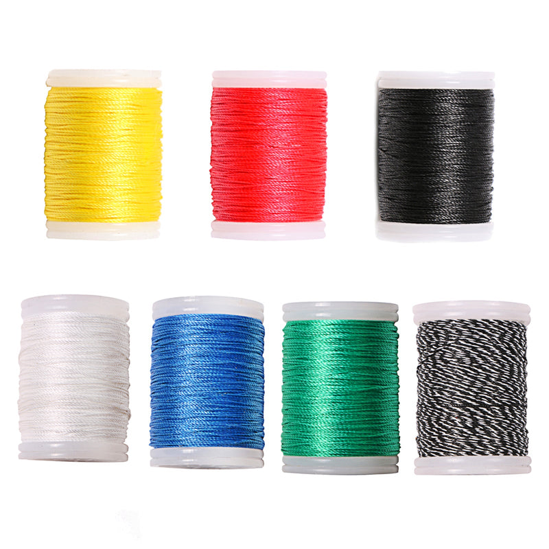 Archery Bowstring Serving Thread 110m/Roll 0.4mm Thickness Multicolor  Dyneema Bowstring Rope